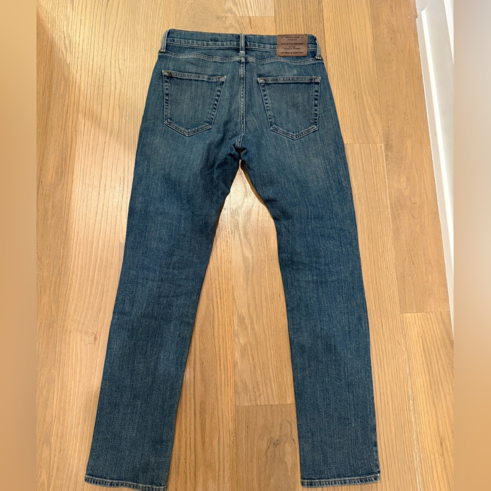 Lucky Brand Men's Dark Blue Straight Jeans athletic slim fit